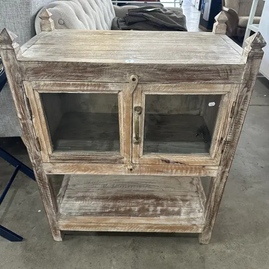 Moroccan style wooden cabinet 850h x 660w x 360d