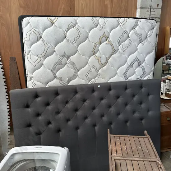 Queen bed plus headboard - need a clean