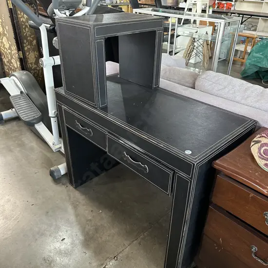 leather desk and stool