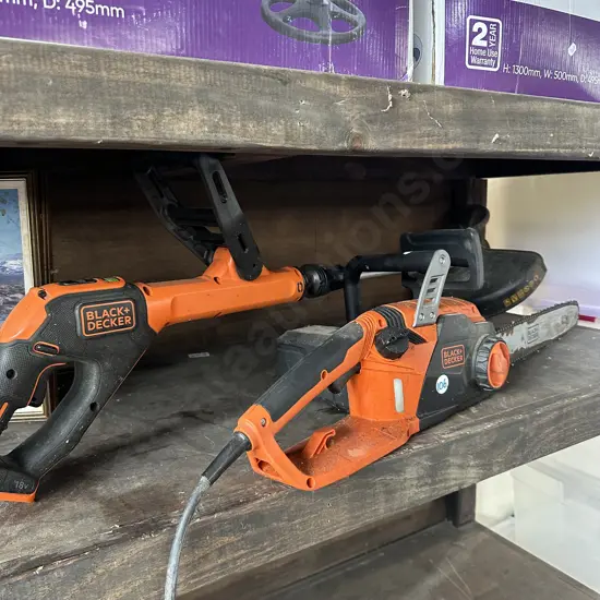 electric chainsaw plus whipper snapper (no battery)