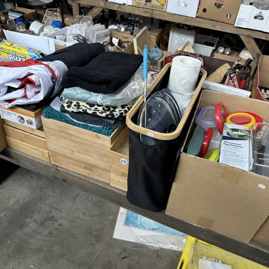 Lot of Bamboo drawer Tidy, curtain, sistema etc.