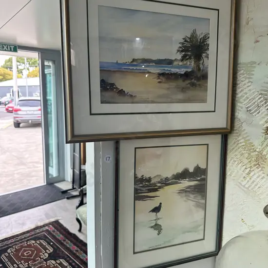 2 water colour paintings