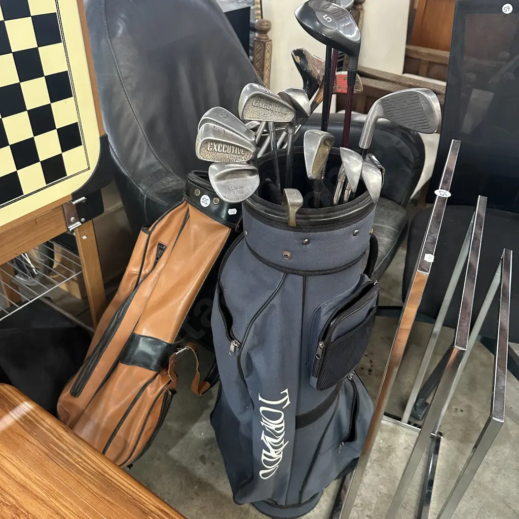 executive golf clubs and bag Image 1++