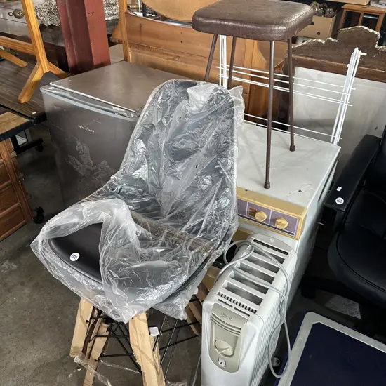drier, heater, chairs etc