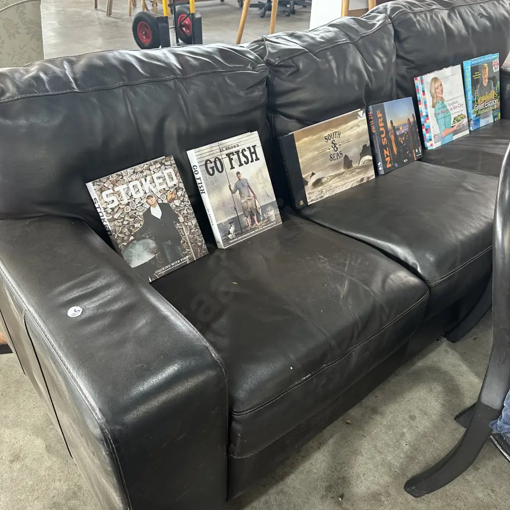 Great combo for the flat - couch & cook books Image 1++