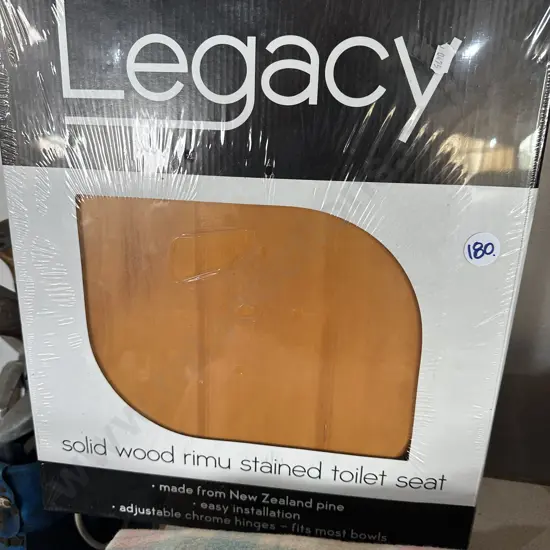 new wooden toilet seat