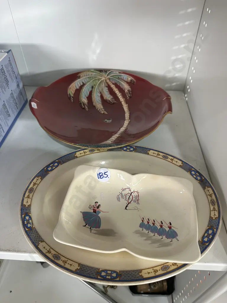 art deco beswick plus 2 other dishes Image 1++