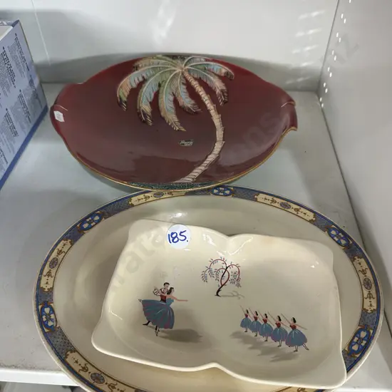 art deco beswick plus 2 other dishes