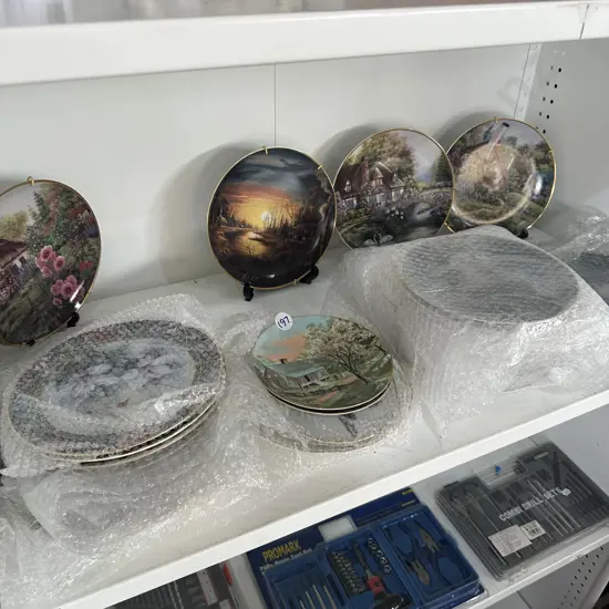 large collection wall plates