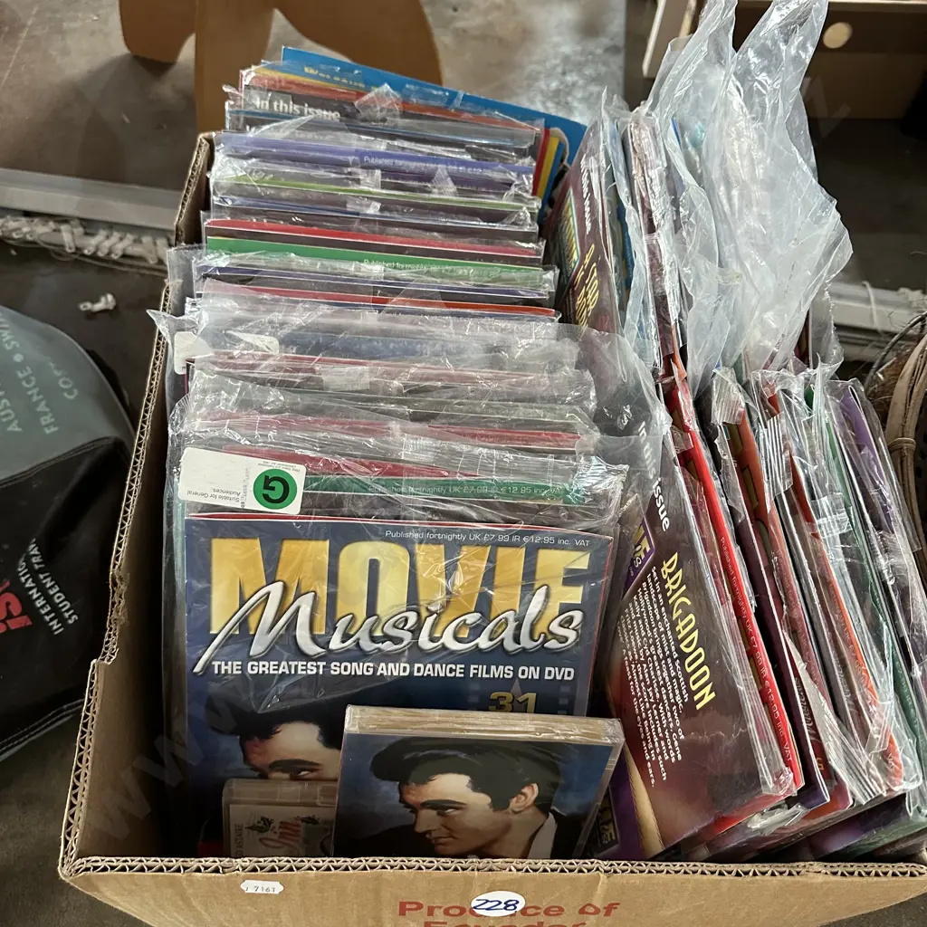Box of Movie Musicals including Elvis Presley. Image 1++